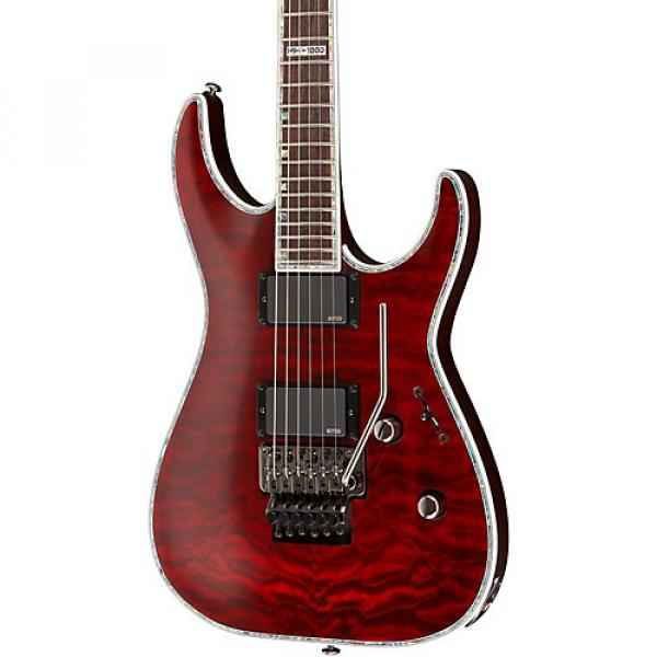 ESP LTD Deluxe MH-1000 Electric Guitar with EMGs See-Thru Black Cherry #1 image