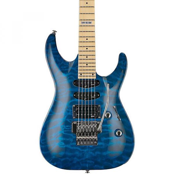 ESP LTD MH-103 Quilted Maple Electric Guitar See-Thru Blue #1 image