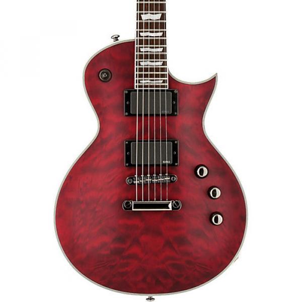ESP LTD EC-401QM Electric Guitar See-Thru Black Cherry Sunburst #1 image