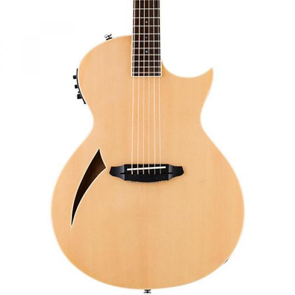 ESP LTD TL-6 Thinline Acoustic-Electric Guitar Natural #1 image