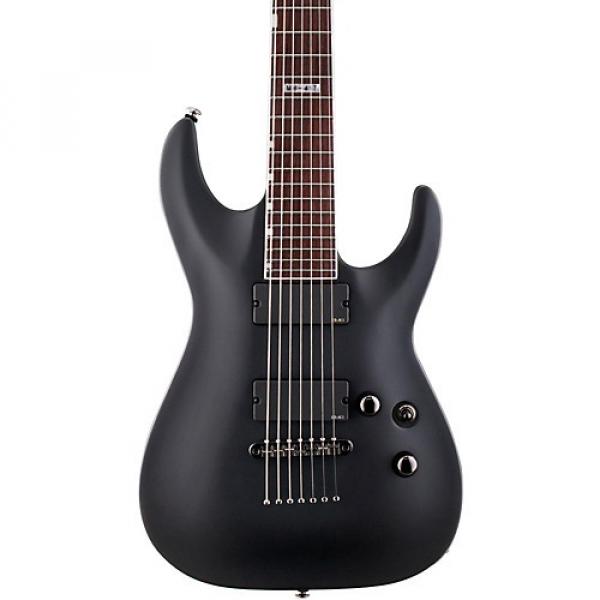 ESP LTD MH-417 7-String Electric Guitar Satin Black #1 image