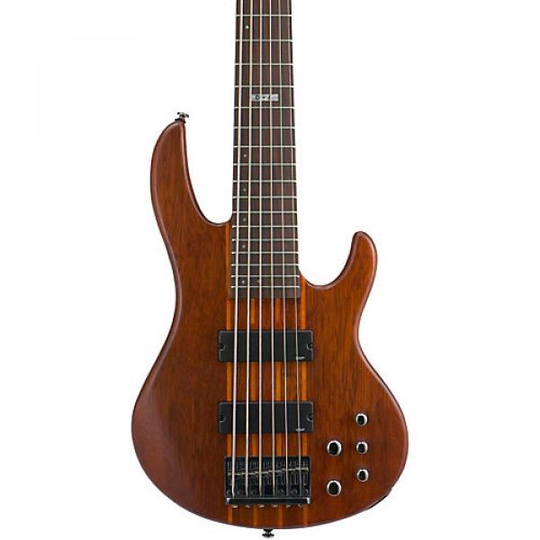 ESP LTD D-6 6-String Bass Guitar Satin Natural #1 image