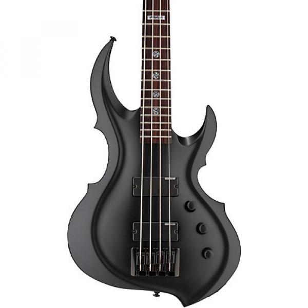 ESP LTD TA-204FRX Electric Bass Guitar Black Satin #1 image
