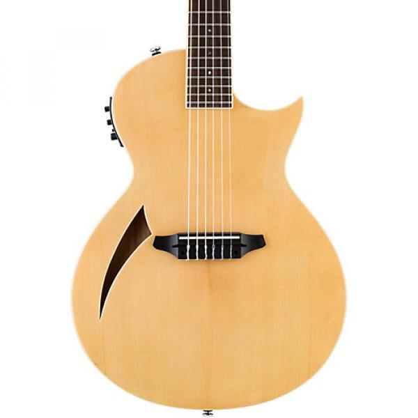 ESP LTD TL-6N Thinline Nylon String Acoustic-Electric Guitar Natural #1 image