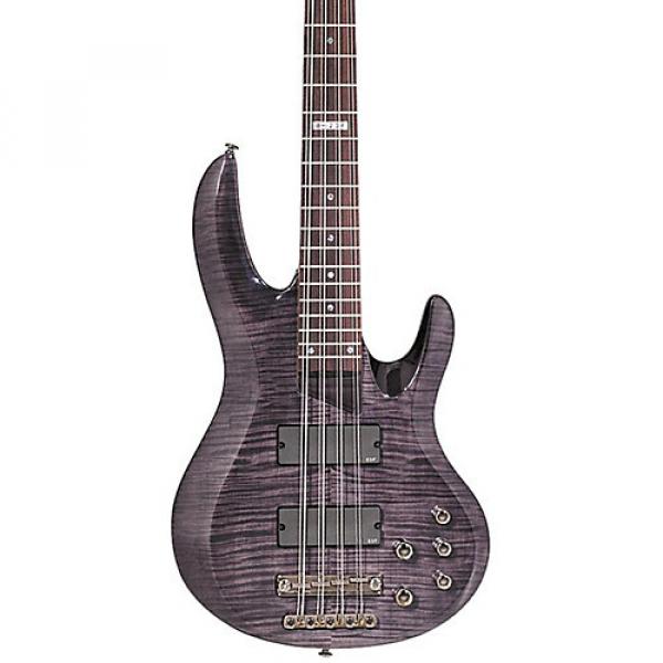 ESP B-208FM 8-String Bass with Flamed Maple Top See-Thru Black #1 image