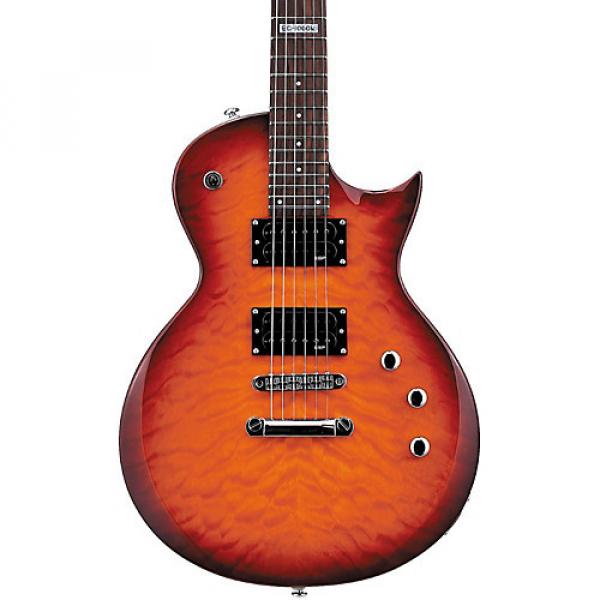 ESP LTD EC-100QM Electric Guitar Faded Cherry Sunburst #1 image