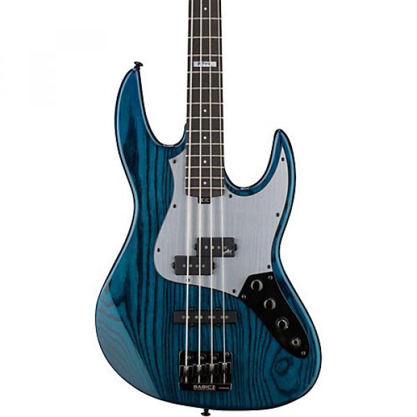 ESP LTD Pancho Tomaselli Electric Bass Black Aqua #1 image