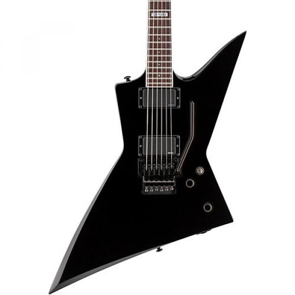 ESP LTD EX-401FR with Floyd Rose Electric Guitar Black #1 image