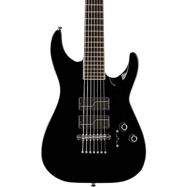 ESP Stef Carpenter 7-string Baritone Electric Guitar Black #1 image