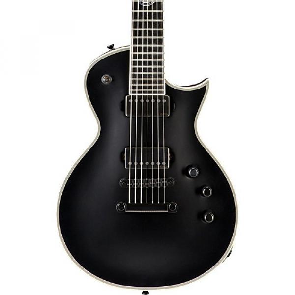 ESP E-II Andy James EC-7 Electric Guitar Black Satin #1 image