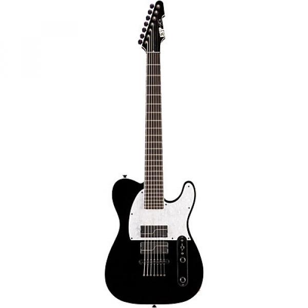 ESP Stef Carpenter T 7-string Baritone Electric Guitar Black #1 image