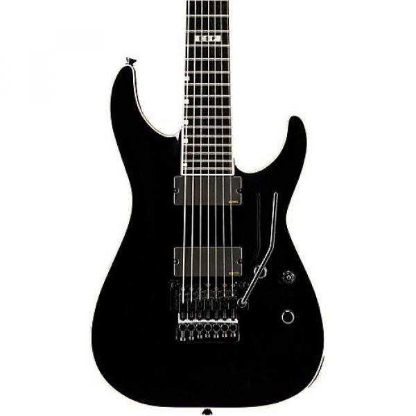ESP E-II Horizon FR-7 7 String Electric Guitar with Floyd Rose Black #1 image