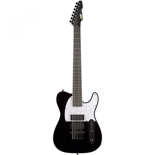 ESP Stef Carpenter T-7 Baritone Electric Guitar Black #1 image