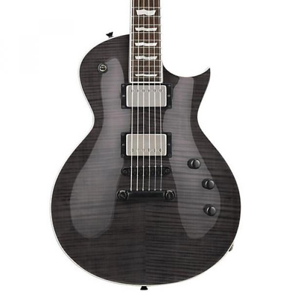 ESP E-II Eclipse 24 Fret Electric Guitar See-Thru Black #1 image