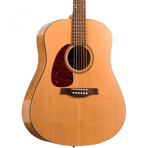 Seagull S6 Original Left-Handed QI Acoustic-Electric Guitar Natural #1 image