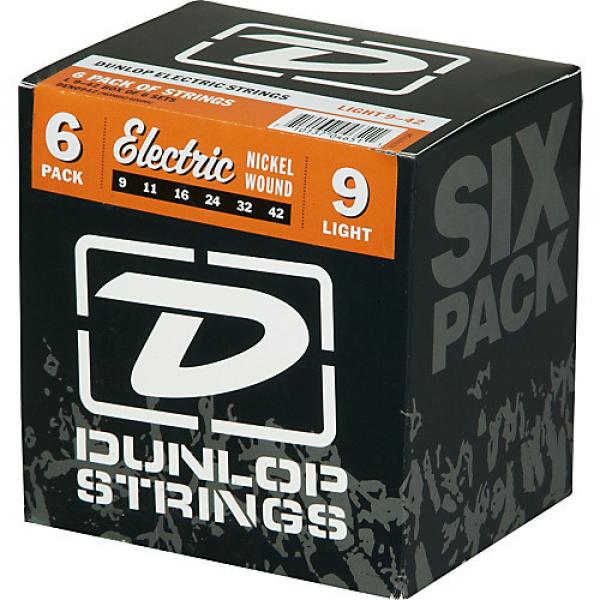 Dunlop Nickel Plated Steel Electric Guitar Strings Light 6-Pack #1 image