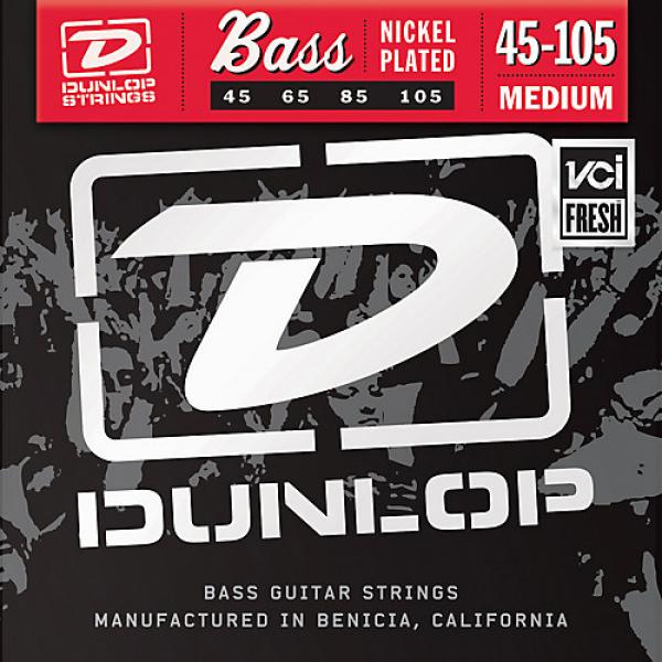 Dunlop Nickel Plated Steel Bass Strings - Medium #1 image