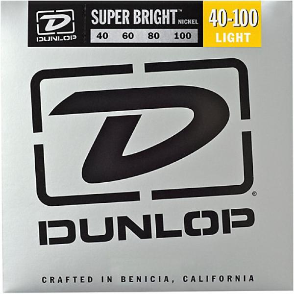 Dunlop Super Bright Nickel Light 4-String Bass Guitar Strings #1 image