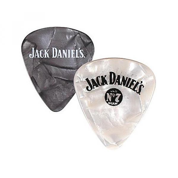 Peavey Jack Daniel's Pearloid Guitar Picks - One Dozen White Pearl Medium #1 image