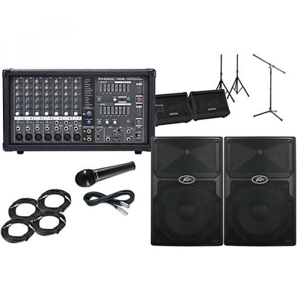 Peavey PVX12  with Phonic Powerpod 780 Mains and Monitors Package #1 image