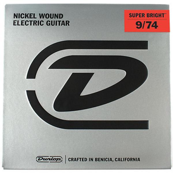 Dunlop Super Bright Nickel Wound 8-String Electric Guitar Strings (9-74) #1 image