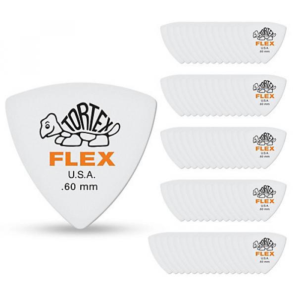 Dunlop Tortex Flex Triangle Guitar Picks .60 mm 72 Pack #1 image