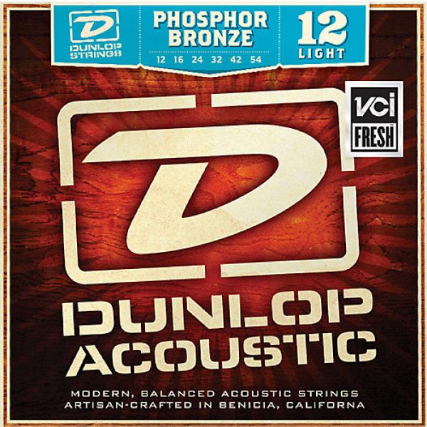 Dunlop Phosphor Bronze Light Acoustic Guitar Strings #1 image