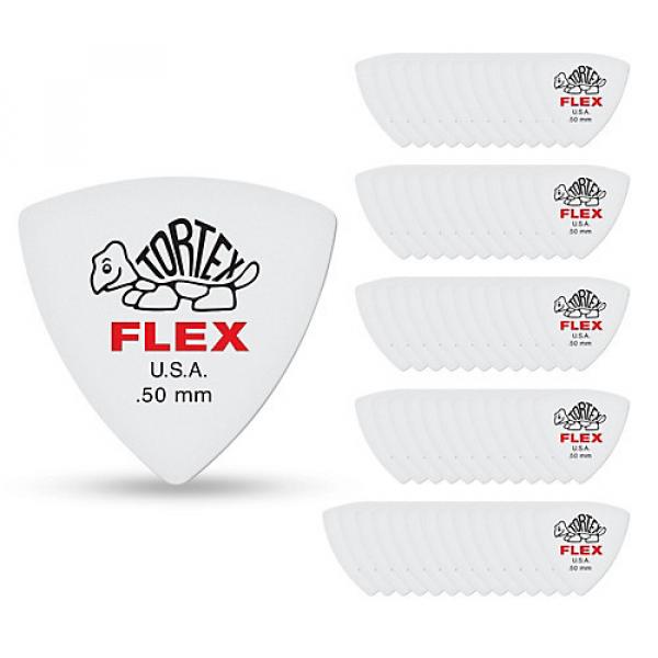 Dunlop Tortex Flex Triangle Guitar Picks .50 mm 72 Pack #1 image