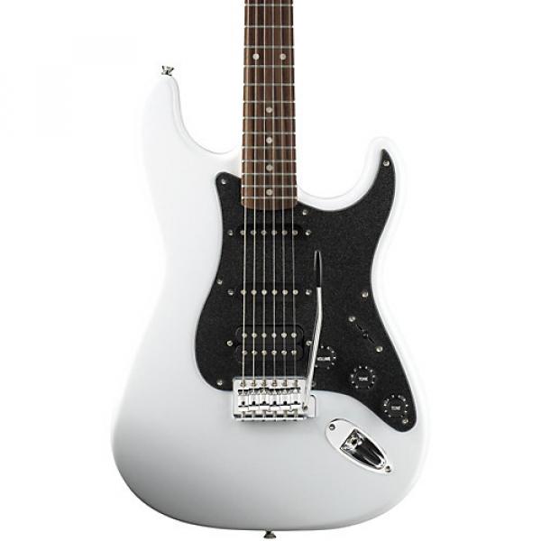 Squier Affinity Series Stratocaster HSS Electric Guitar with Rosewood Fingerboard Olympic White Rosewood Fingerboard #1 image