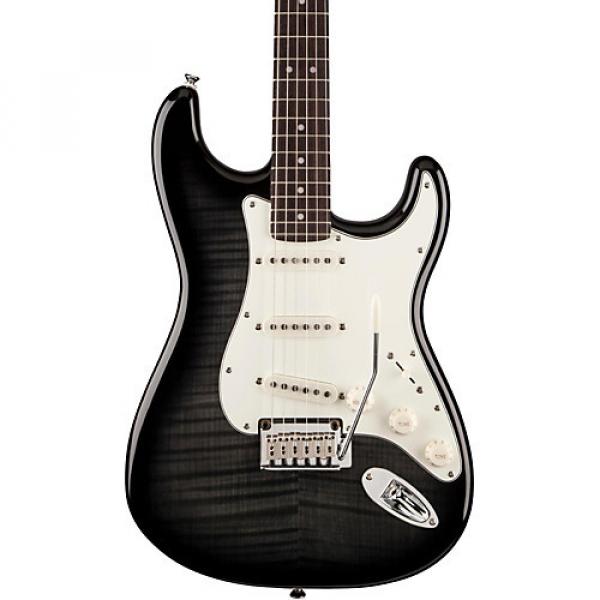 Squier Standard Stratocaster FMT Transparent Ebony #1 image