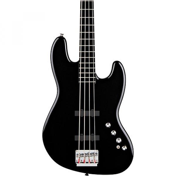 Squier Deluxe Jazz Bass IV Active Black #1 image