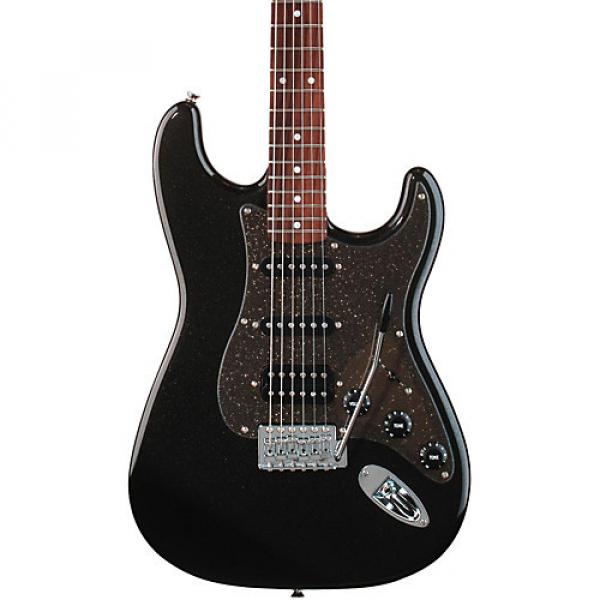 Squier Affinity Series Stratocaster HSS Electric Guitar Montego Black Metallic #1 image
