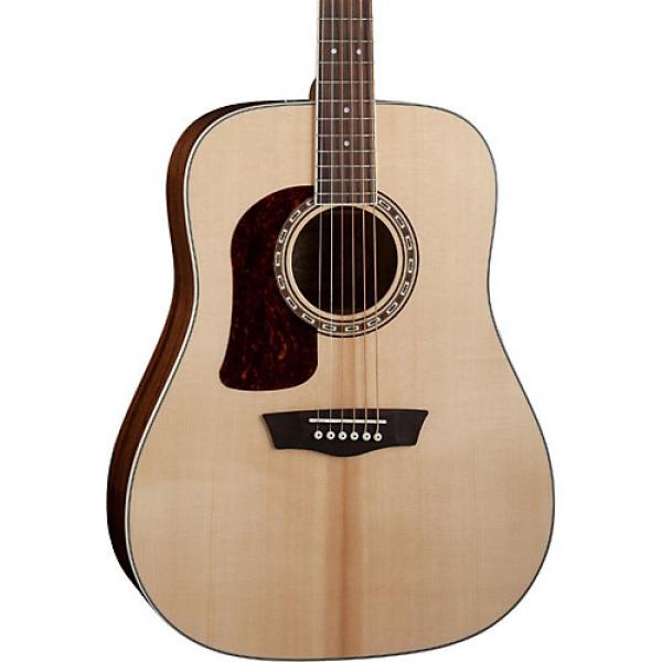 Washburn Heritage 10 Series HD10SLH Left-Handed Acoustic Guitar Natural #1 image