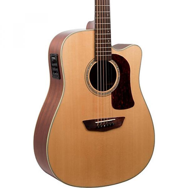 Washburn HD100SWCEK Heritage Series Dreadnought Acoustic-Electric Guitar Natural #1 image
