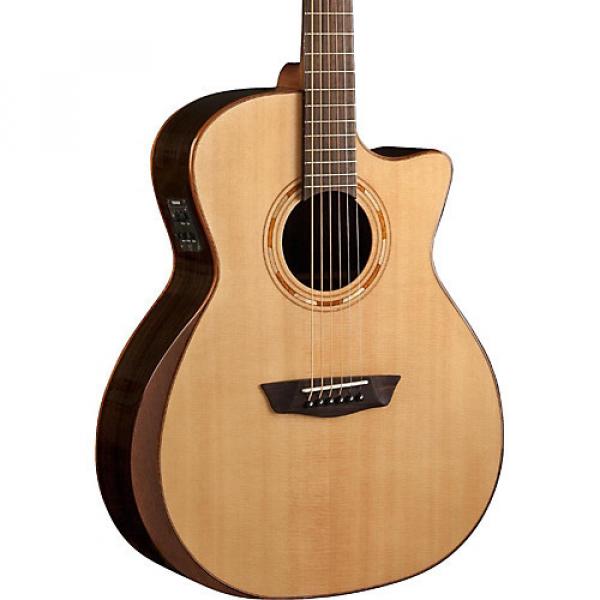 Washburn Comfort Series USM-WCG20SCE Acoustic-Electric Guitar Natural #1 image