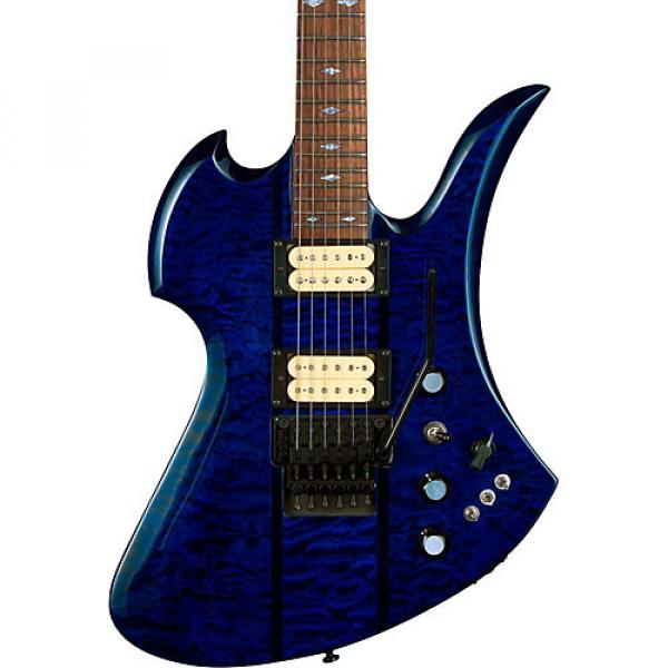 B.C. Rich Mockingbird Neck Through with Floyd Rose Electric Guitar Transparent Cobalt Blue #1 image