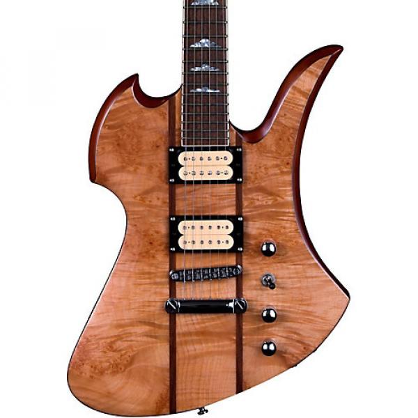 B.C. Rich Mockingbird Neck Through with Maple Burl Top and Dimarzios Electric Guitar Gloss Natural #1 image