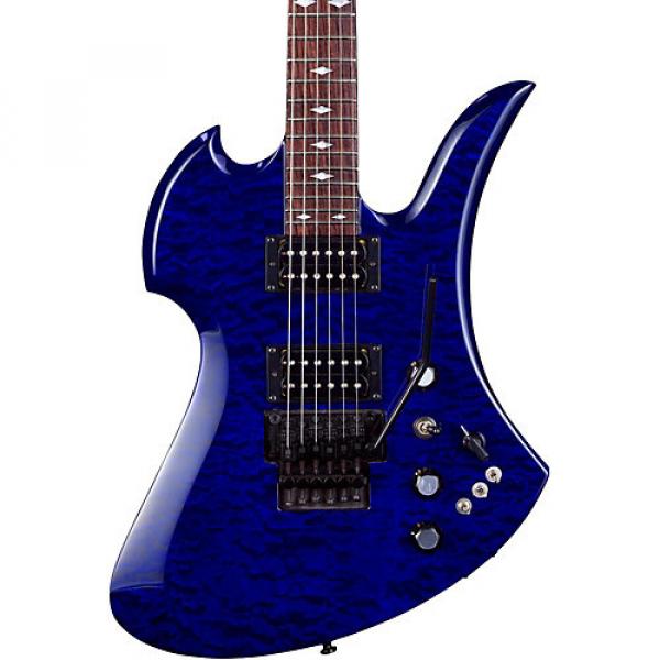 B.C. Rich Mockingbird Set Neck with Floyd Rose Electric Guitar Transparent Cobalt Blue #1 image