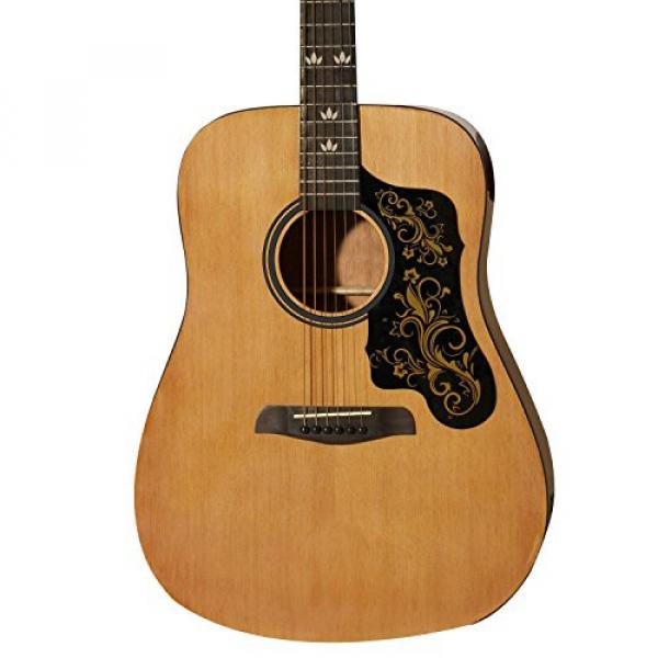 Sawtooth Acoustic Guitar with Black Pickguard w/ custom graphic &amp; ChromaCast Accessories #2 image