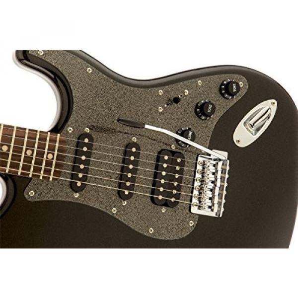 Squier by Fender Affinity Stratocaster Beginner Electric Guitar HSS - Rosewood Fingerboard, Montego Black #3 image