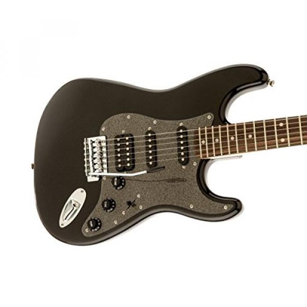Squier by Fender Affinity Stratocaster Beginner Electric Guitar HSS - Rosewood Fingerboard, Montego Black #4 image