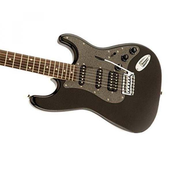 Squier by Fender Affinity Stratocaster Beginner Electric Guitar HSS - Rosewood Fingerboard, Montego Black #5 image