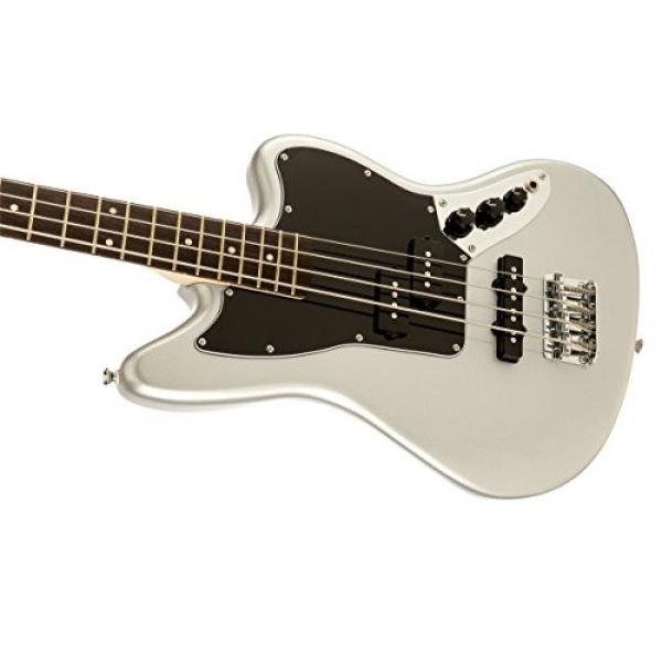 Squier by Fender Vintage Modified Jaguar Special Short Scale Bass, Silver #5 image
