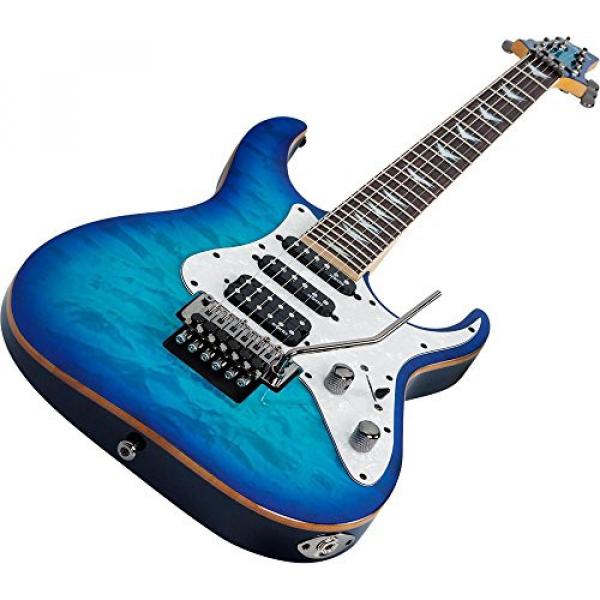 Schecter Guitar Research Banshee-6 FR Extreme Solid Body Electric Guitar Ocean Blue Burst #6 image