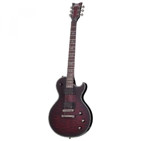 Schecter 1778 Solid-Body Electric Guitar, Black Cherry #1 image