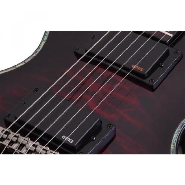 Schecter 1778 Solid-Body Electric Guitar, Black Cherry #2 image