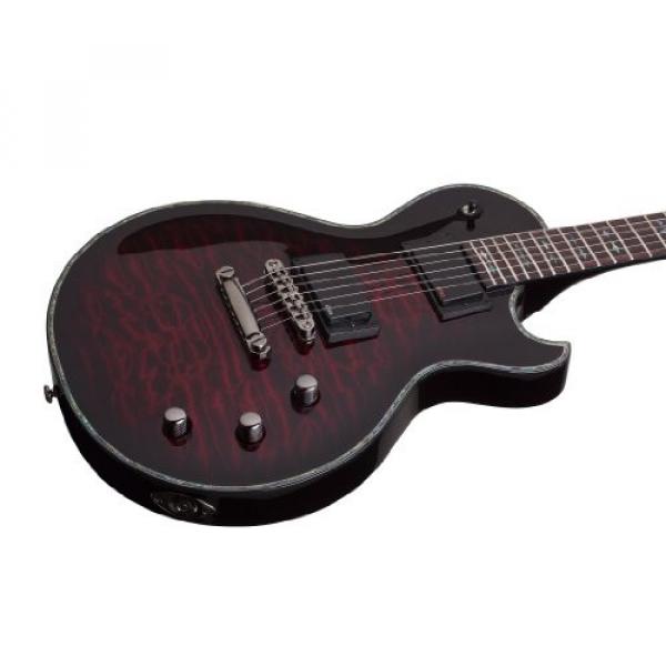 Schecter 1778 Solid-Body Electric Guitar, Black Cherry #4 image