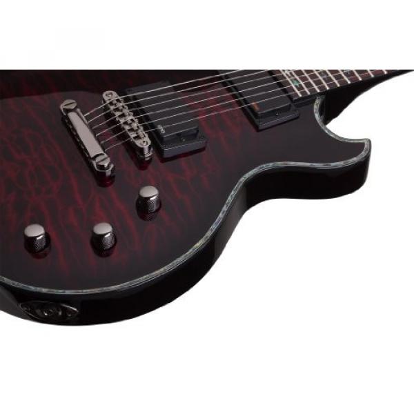 Schecter 1778 Solid-Body Electric Guitar, Black Cherry #6 image