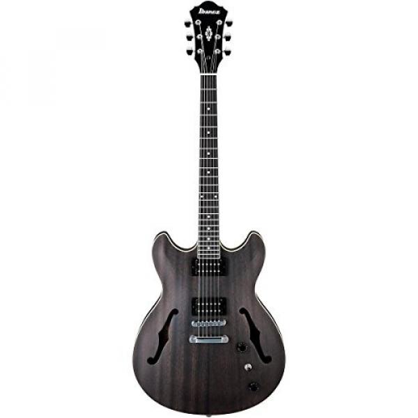 Ibanez Artcore AS53 Semi-Hollow Electric Guitar Flat Transparent Black #2 image