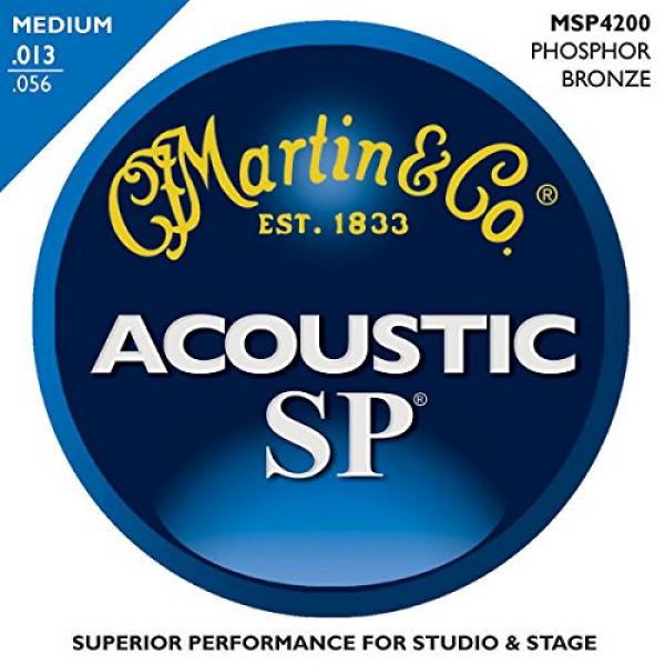 Martin MSP4200 SP Phosphor Bronze Medium 12-Pack Acoustic Guitar Strings #2 image